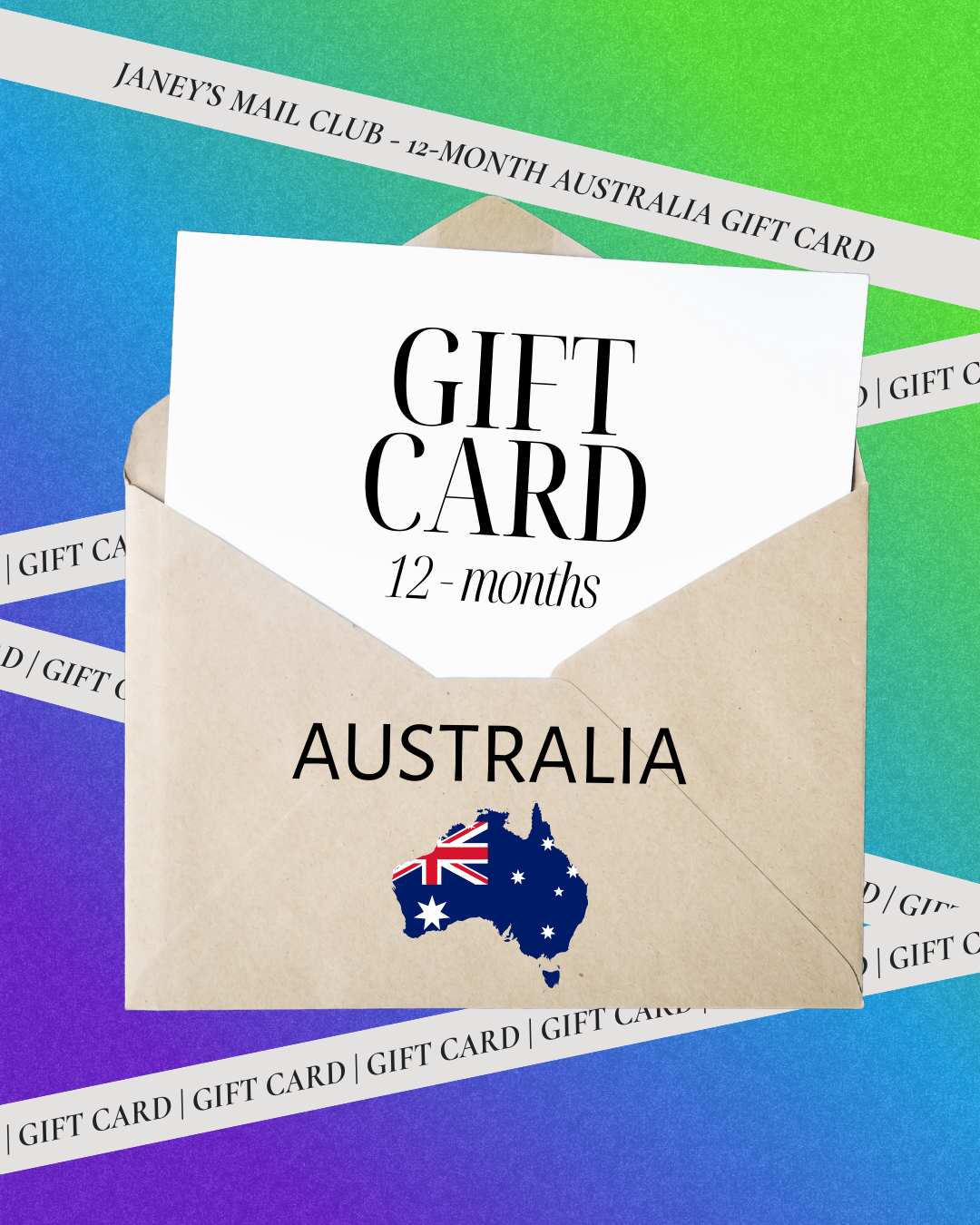 Janey's Mail Club - Australia 12 Month Gift
